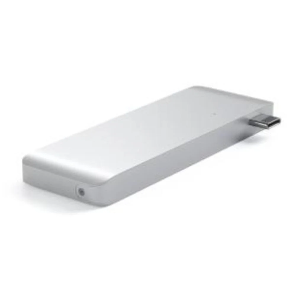 Imagem 2 de 5 do produto Adaptador Hub Usb-c Satechi Passthrough P/ Mac 12 Prata