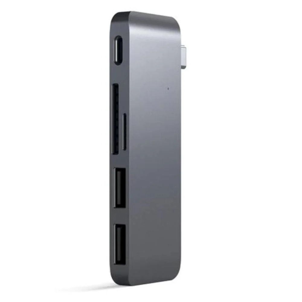 Imagem 4 de 5 do produto Adaptador Hub Usb-c Satechi Passthrough P/ Mac 12 Prata