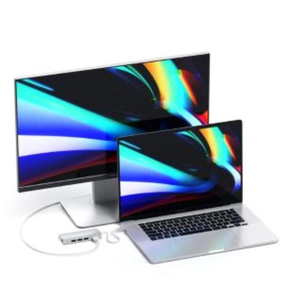 Imagem 5 de 5 do produto Hub Usb-c Satechi 7 Portas V2 Gigabit Pd 60w 4k Prata