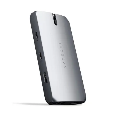 Hub Usb-c Satechi On-the-go 8 Portas Vga Gigabit Space Gray — foto 3