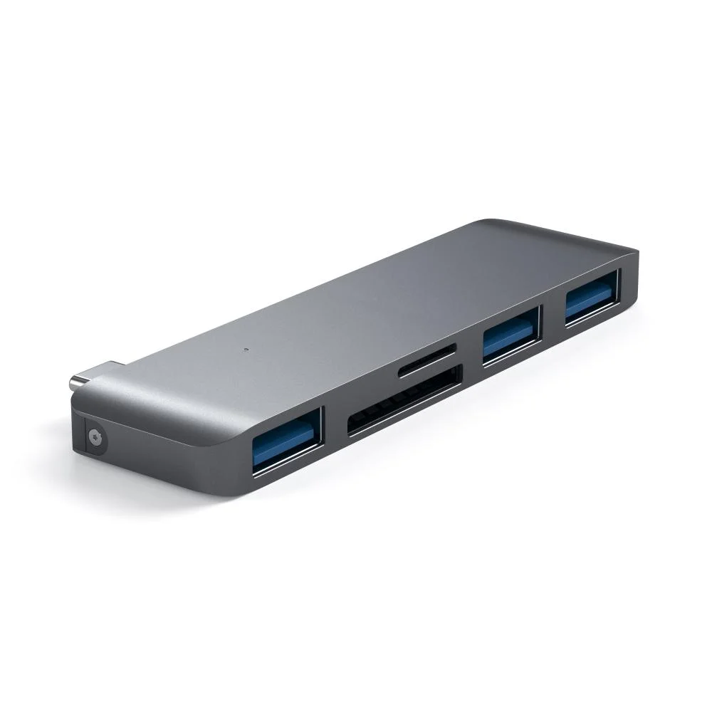 Imagem 5 de 5 do produto Hub Usb-c Satechi 3 Portas Usb-a 3.0 + Sd Space Gray