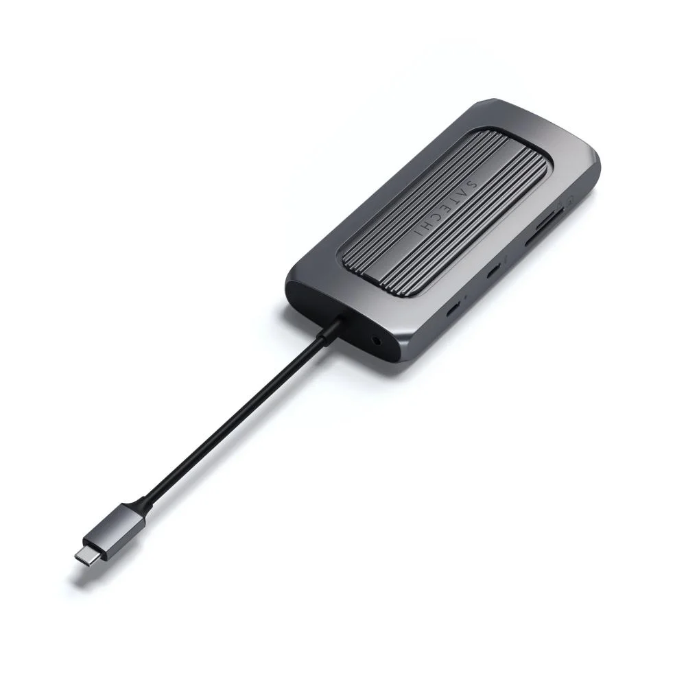 Imagem 5 de 5 do produto Hub Usb-c Satechi Mx P/ Mac M1 9 Portas Dual HDMI Space Gray