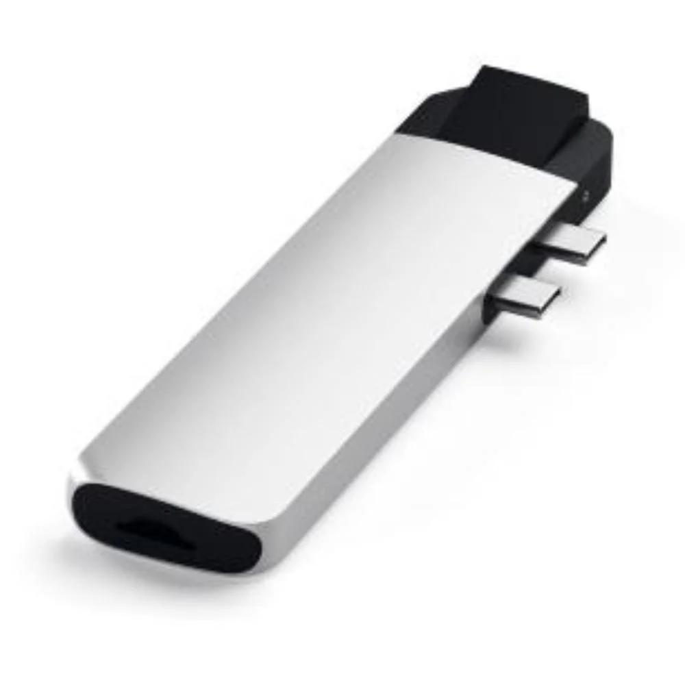 Imagem 5 de 5 do produto Hub Usb-c Pro Satechi 6 Portas Pd 87w 4k Gigabit Prata