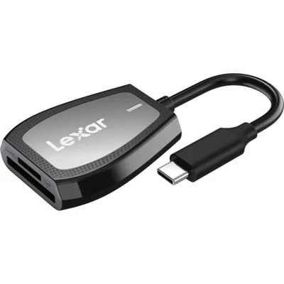 Leitor Cartão Lexar Usb Tipo C Com 2 Slots Lrw470u-rnhnu