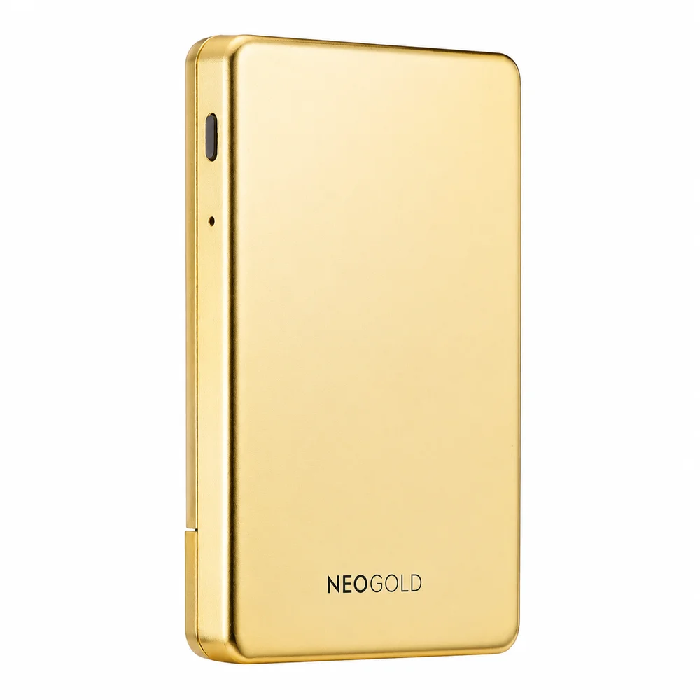 Imagem 2 de 5 do produto Carteira Secux Neo Gold, Suporte a 5.000+ Criptomoedas, Tela Touchscreen 2.8", USB-C