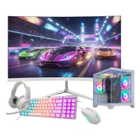 "Computador PC Gamer Amd Ryzen 5 5600g 16gb Ram SSD 960gb RTX 2060 Monitor 23"" Curvo - Branco"