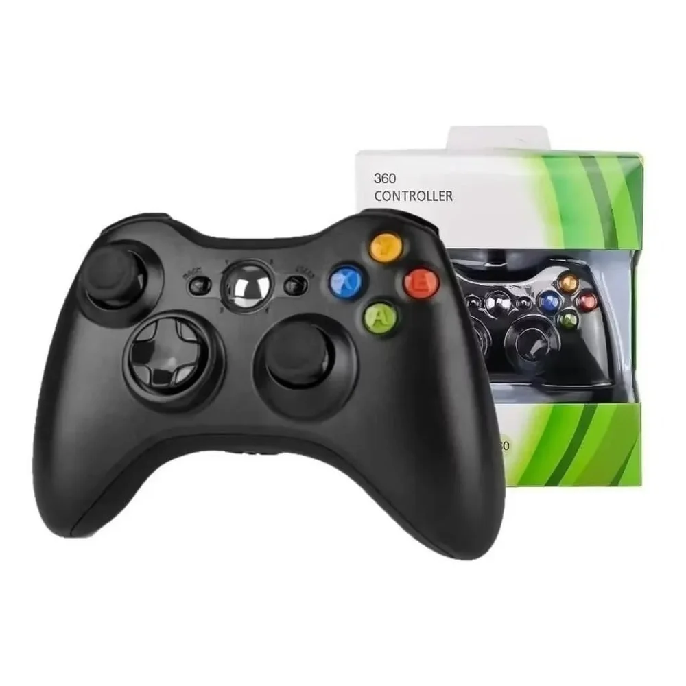 Imagem 2 de 2 do produto Controle XBOX 360 Com Fio Preto Video Game