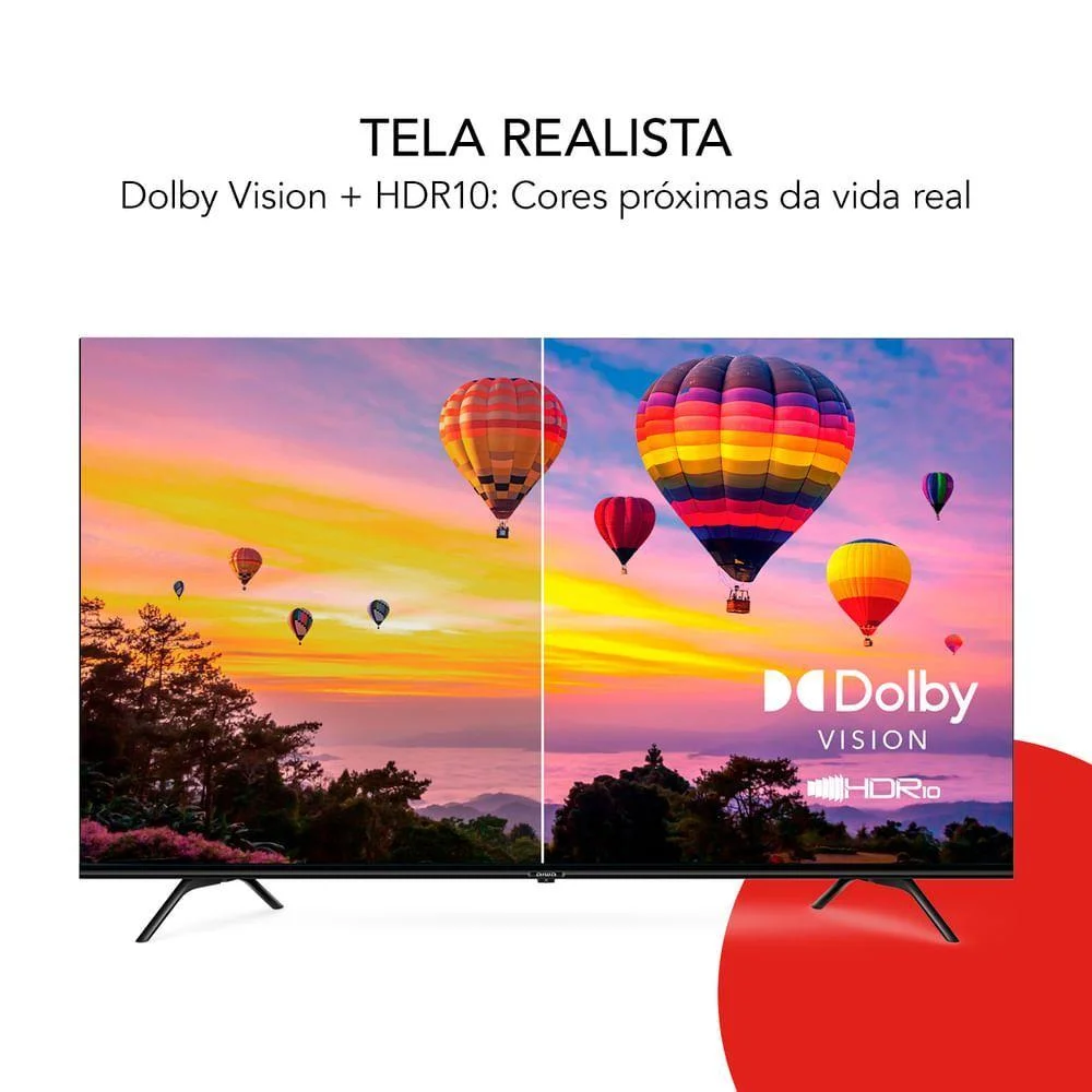 Imagem 3 de 5 do produto Smart Tv Aiwa 65” Google Tv 4k Comando De Voz Dolby Vision & Atmos Aws-tv-65-bl-01-g