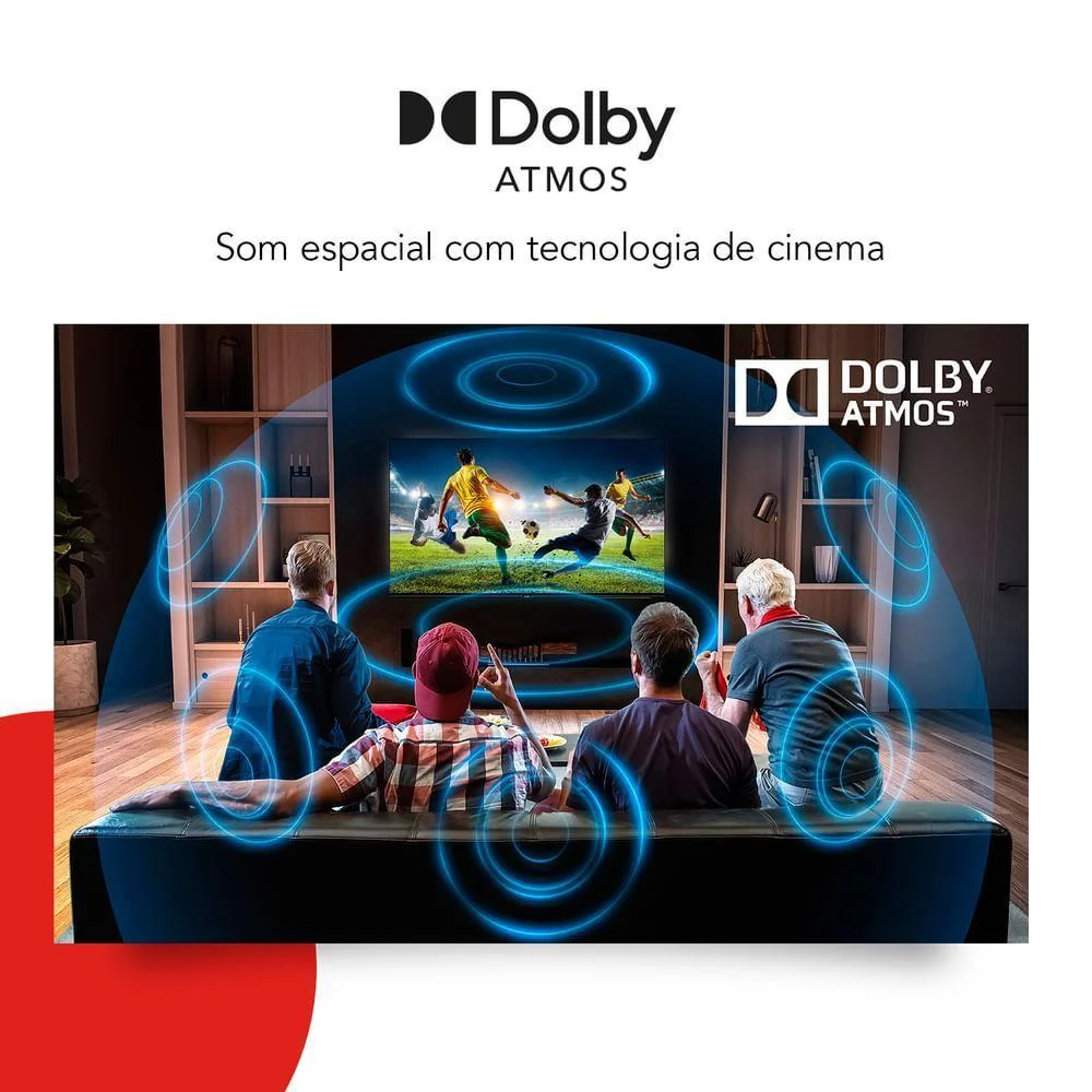 Imagem 4 de 5 do produto Smart Tv Aiwa 65” Google Tv 4k Comando De Voz Dolby Vision & Atmos Aws-tv-65-bl-01-g