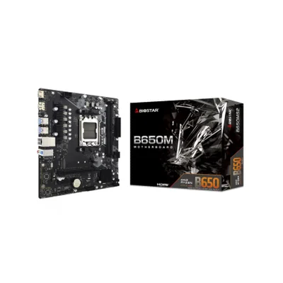 Placa Mãe Biostar B650ms2, Chipset B650, Amd Am5, Matx, Ddr5