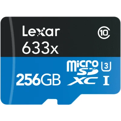 Cartão Memória Lexar Micro Sd Xc 256gb 100mb/s Uhs-i V30 Lsdmi256bbnl633a