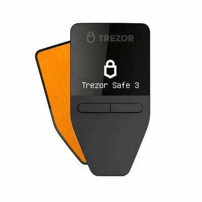 Trezor Safe 3 - Orange - Bitcoin Only.