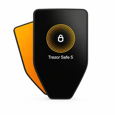 Trezor Safe 5 - Orange - Bitcoin Only.