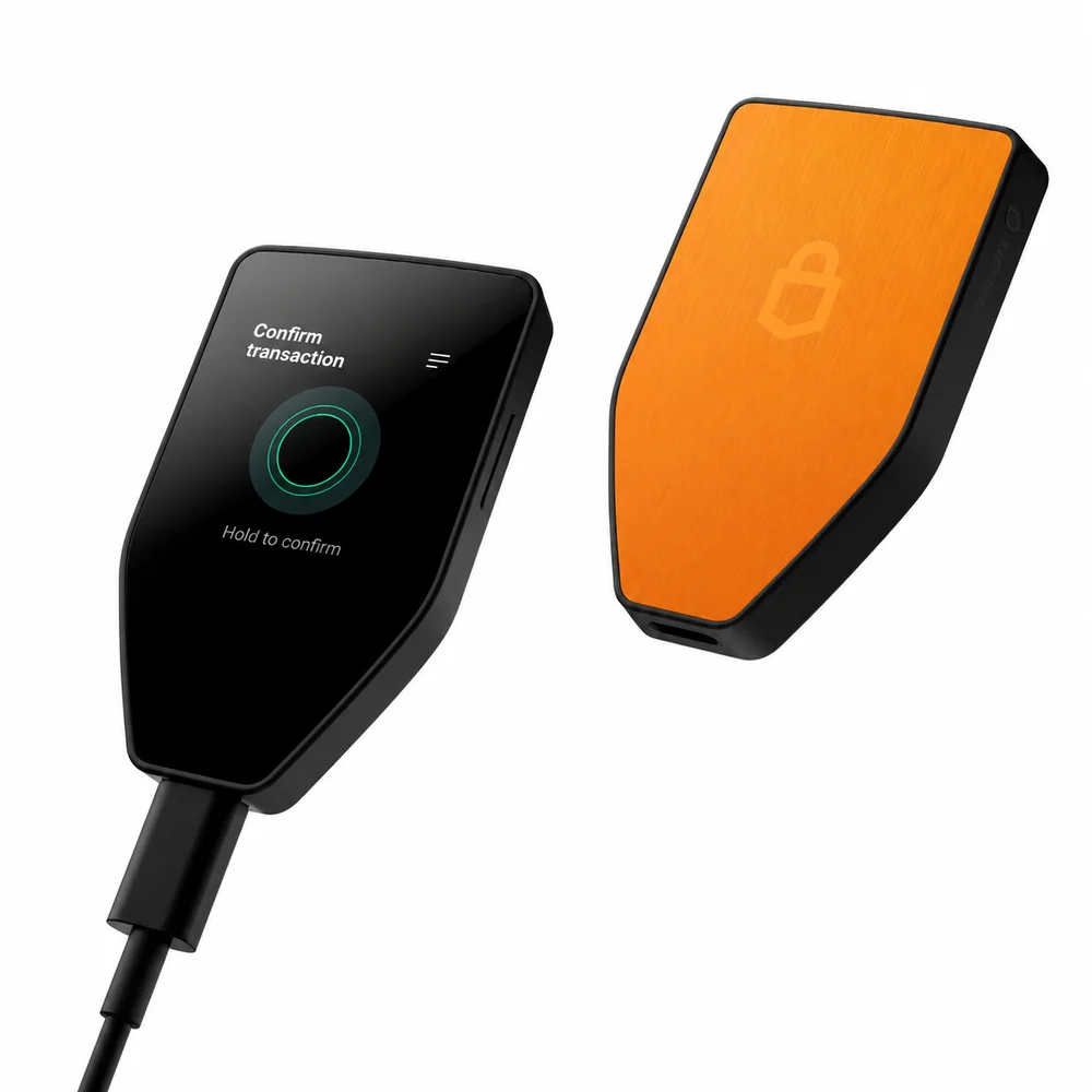 Imagem 2 de 5 do produto Trezor Safe 5 - Orange - Bitcoin Only.