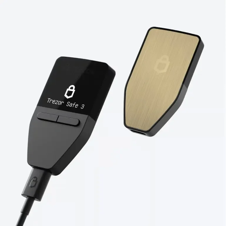 Imagem 3 de 5 do produto Trezor Safe 3 - Solar Gold (Revenda Oficial)