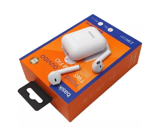 Imagem 2 de 2 do produto Fone De Ouvido Bluetooth   Tws 12 Basike Fon-8743