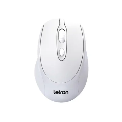 Mouse Sem Fio 4 Botoes 1600 Dpi Color High Branco 1713 R8 Letron