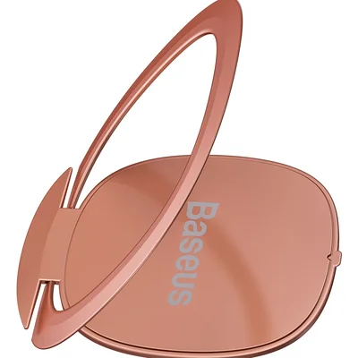 Suporte Anel P/ Celular Baseus Colável Iphone Android Rosé — foto 2