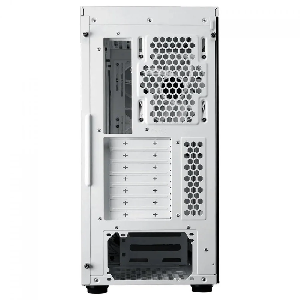 Imagem 2 de 5 do produto Gabinete Gamer Cooler Master Masterbox 600, Mid Tower, Vidro Temperado, Atx, Sem Fonte, Com 3 Fans ARGB, White, Mb600-wgnn-s00