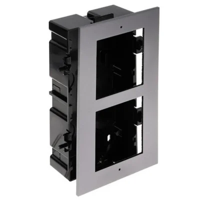 Gabinete Embutir Hikvision Ds-kd-acf2/plastic 2 Modulos P/ Ds-kd8003-ime1