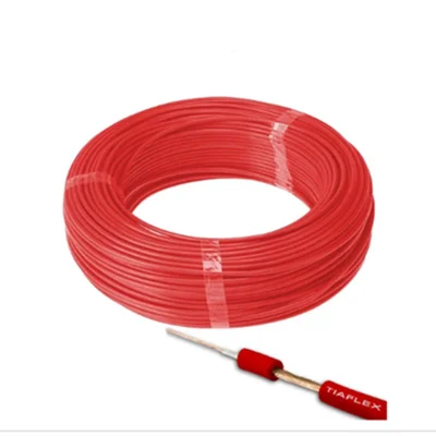 Cabo Audio Frequência Guitarra 1 X 0,20mm2  Verm  Rl 100 Mts