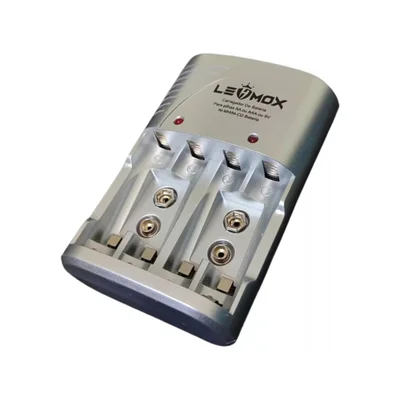 Carregador De Pilhas E Baterias Super Rapido Bivolt Ley2048 - Branco