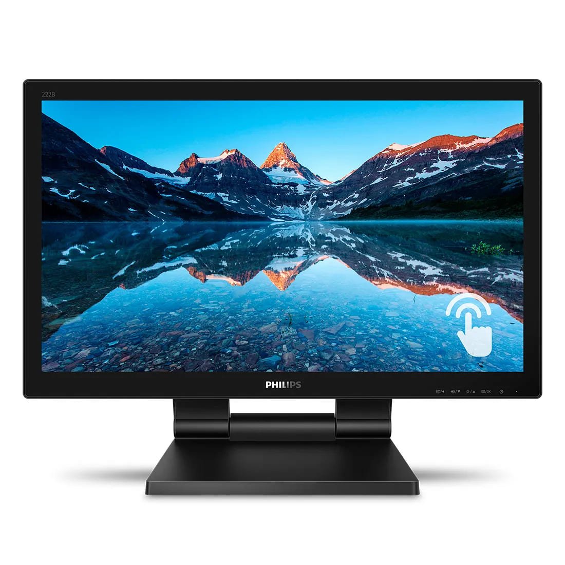 Monitor Philips 21.5" Touch 75hz Fhd Vga/hdmi/dvi 222b9ta