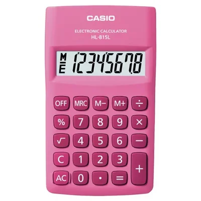 Calculadora De Bolso 8 Digitos Rosa - Hl-815l-pk-w-dp