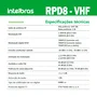 2x Radio Comunicador Vhf Ht Walkie Talkie Profissional Rpd8 Intelbras