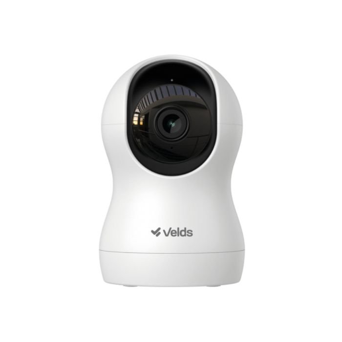 Câmera Interna Velds Ciptzw-3m Wi-fi 3mp 360º Até 10m Branca