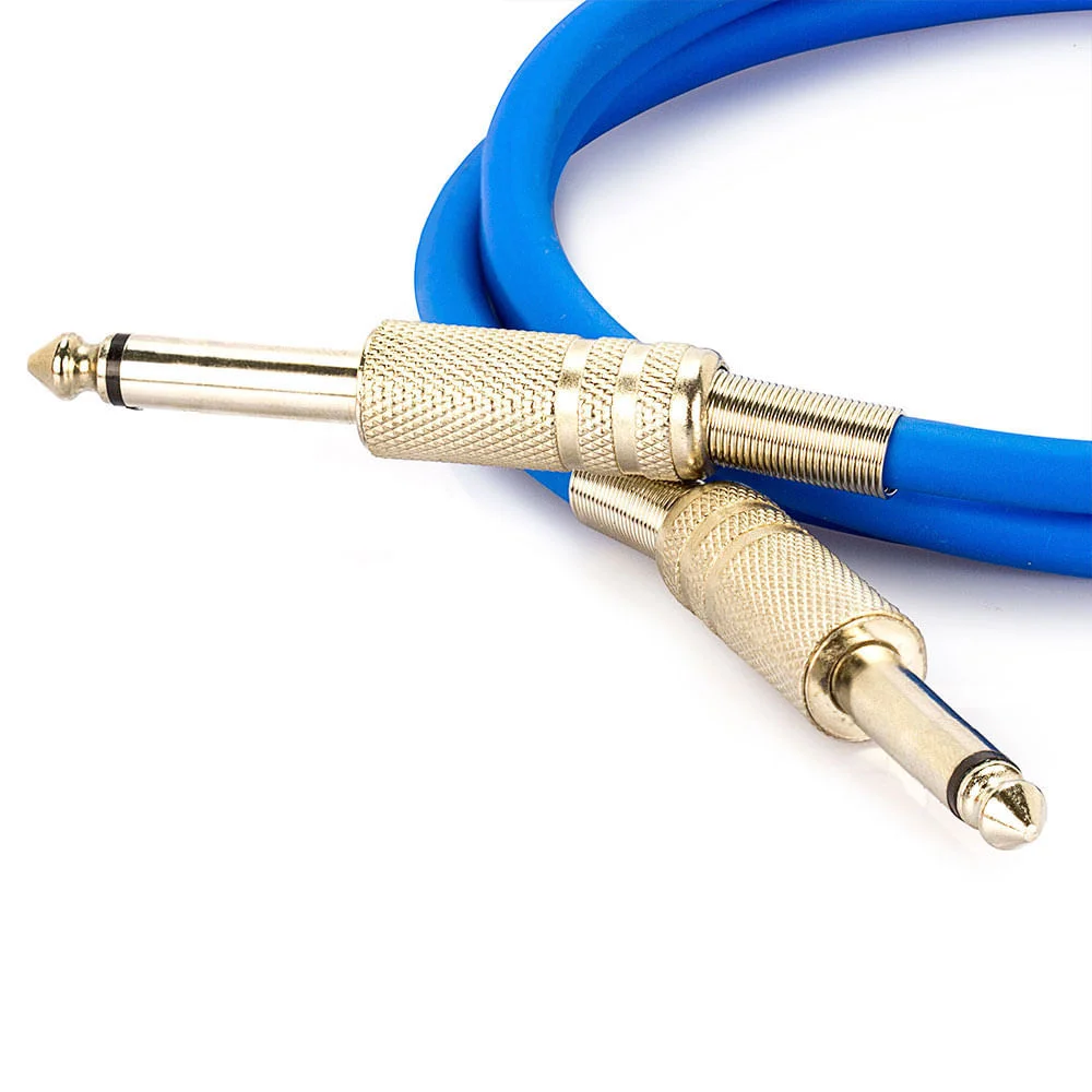 Imagem 3 de 3 do produto Cabo P10 Para P10 Mono - Azul 1 Metros