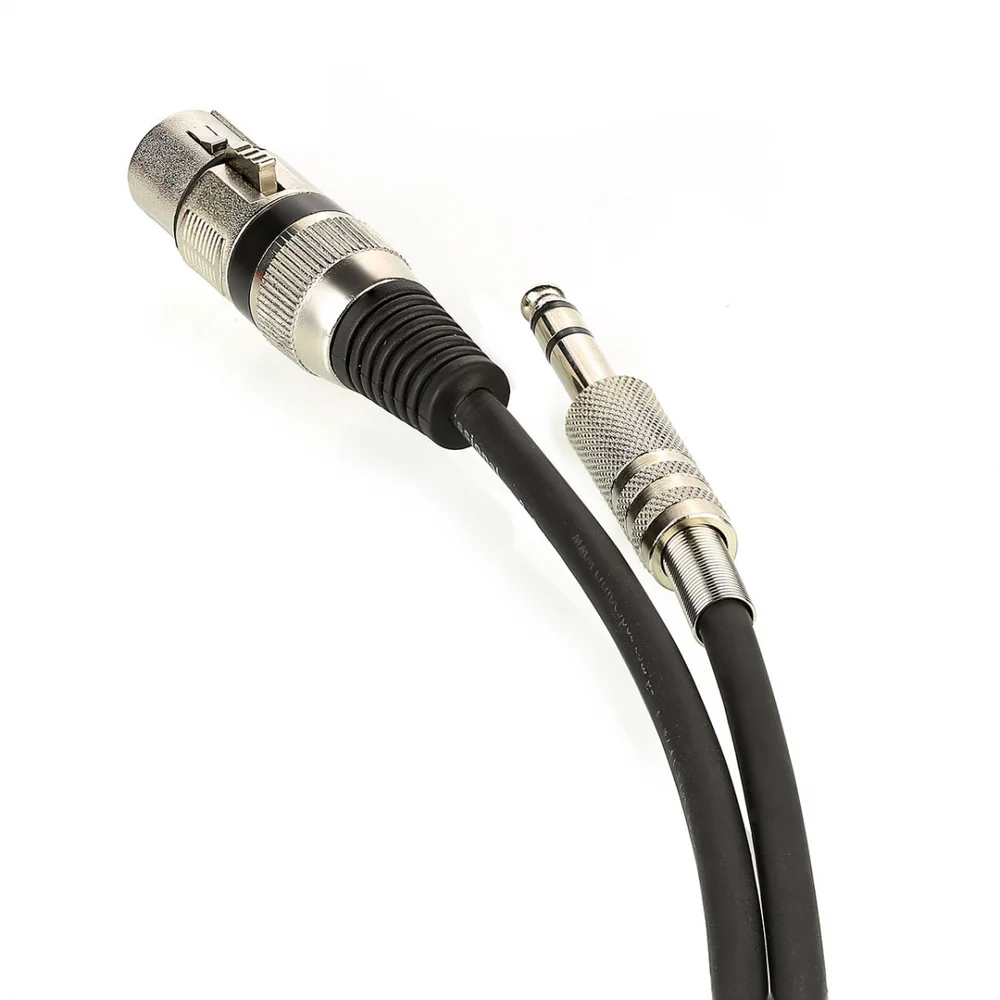 Imagem 3 de 3 do produto Cabo De Microfone Xlr Para P10 Estereo - Preto - 40 Metros