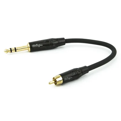 Cabo Adaptador Rca Para P10 Profissional Estereo - 50 Cm