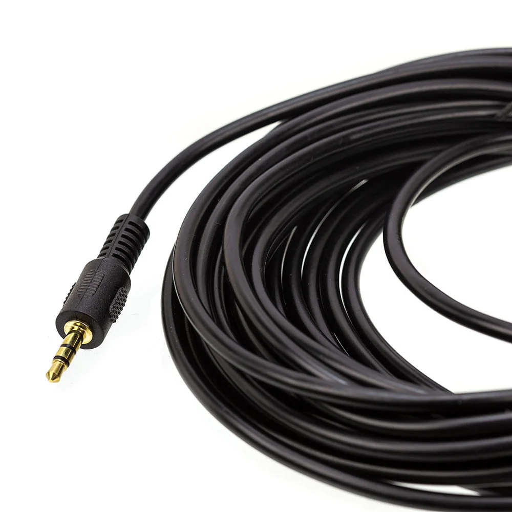 Imagem 2 de 5 do produto Cabo De Áudio P10 6.35mm Para P2 3.5mm - Estéreo 8 Metros