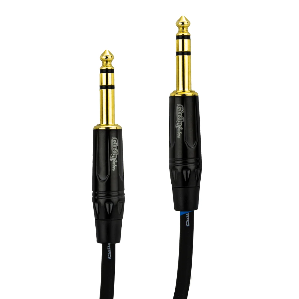 Imagem 2 de 2 do produto Cabo P10 Para P10 Estereo Profissional - Preto 20 Metros