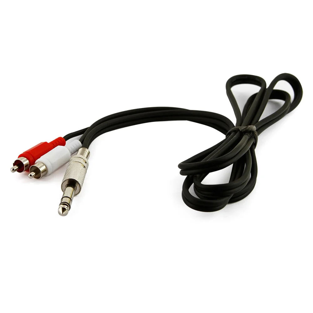 Imagem 2 de 2 do produto Cabo P10 Estereo Para 2 Rca - 45 Metros