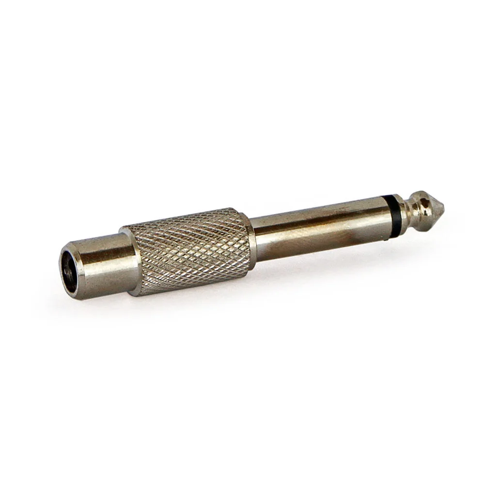 Imagem 2 de 2 do produto Adaptador Rca Fêmea Para P10 - Macho