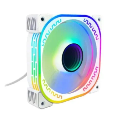 Cooler Hoopson Para Gabinete 120mm Hoopson Cl-160b RGB Branco