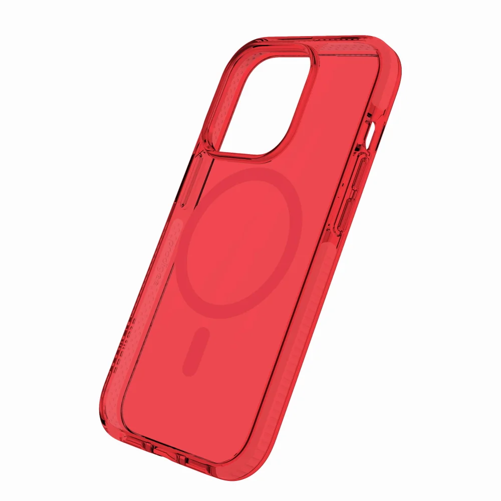 Imagem 2 de 5 do produto Case Prodigee Safetee Neo + Mag Iph 14 Pro, Vermelho.