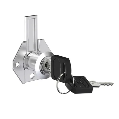 Fechadura De Móveis Para Gaveta 1861 29mm Lingueta Longa Níquel Soprano