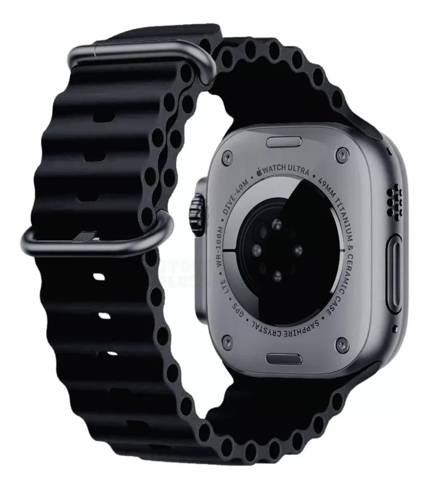 Smartwatch Hw9 Ultra Max Amoled Series 9 Digital 2.2 49mm 8 2 Multiiras - Preto Smartwatch Hw9 Ultra Max Amoled Series 9 Digital 2.2 49mm 8 2 Multiiras - Preto