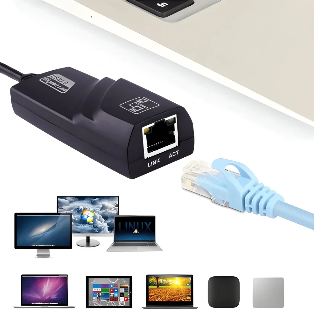 Imagem 3 de 5 do produto Adaptador Usb-c Para Rj45 10/100/1000