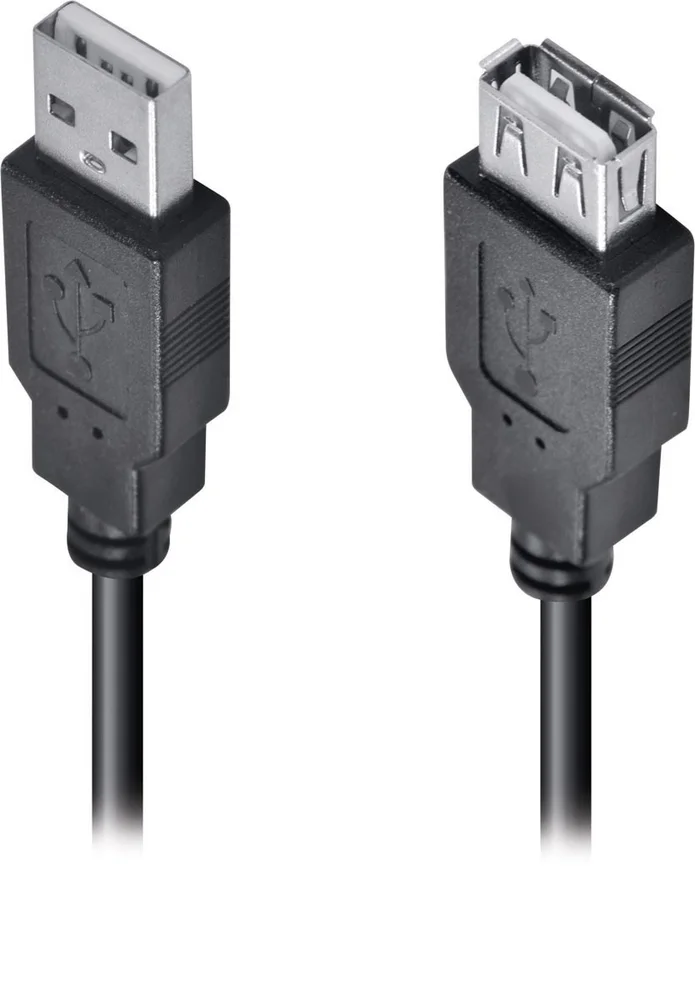 Imagem 2 de 2 do produto Cabo Usb A Macho X Usb A Femea 2.0 - 1.8m Extensor - Uamaf-18