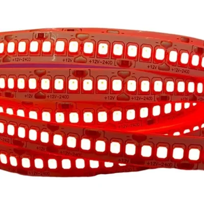 Fita De LED 240 LEDs Vermelho Ip20 5 Mts 12v 5a - 48w