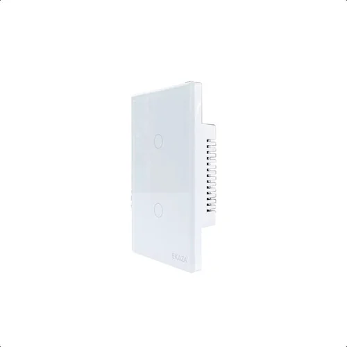 Imagem 4 de 5 do produto Interruptor Touch Intelig 2botões Wifi Alexa Google - Branco