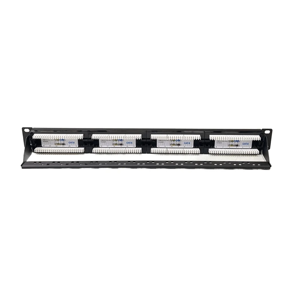 Imagem 2 de 3 do produto Rack Hammer Patch Panel 24p - Rj-45 Cat.6e - 1u - 19