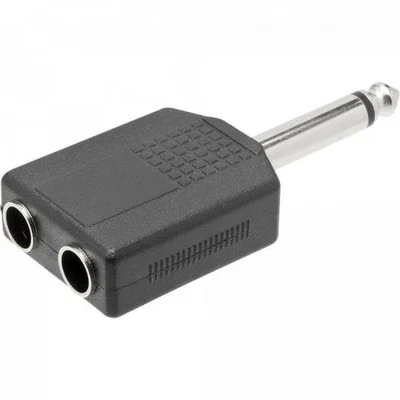 Adaptador Plug P10 Mono Para 2x Jack J10 Mono Adap0025 Storm - Pct / 10