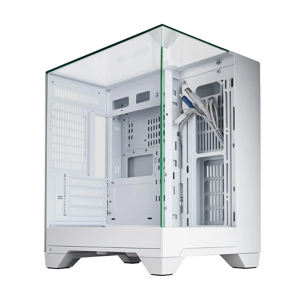 Gabinete Aquário Visão Inifinita White Cg-w3d3 Micro Atx