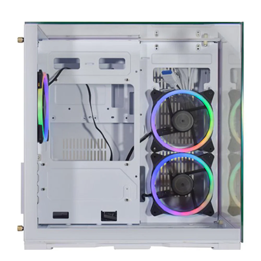 Imagem 2 de 5 do produto Gabinete Aquário Visão Inifinita White Cg-w3d3 Micro Atx