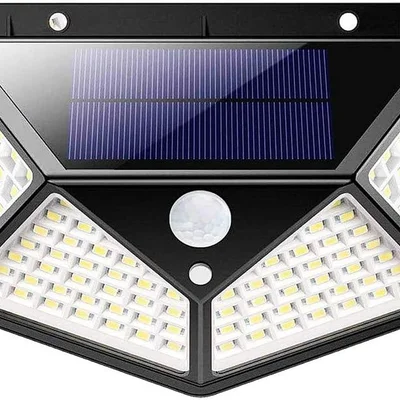 Luminária Solar Arandela Parede Sensor Presença Luz LED